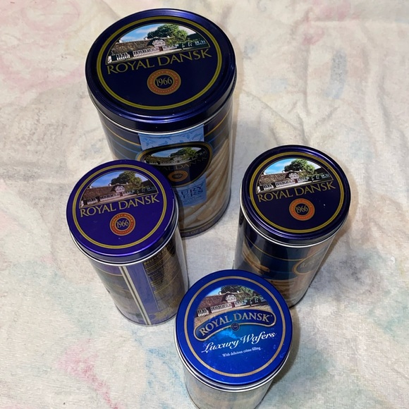 Bundle of Royal Dansk empty tin cans (4) - Picture 2 of 11